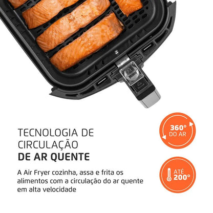 Fritadeira Sem Óleo Air Fryer 5L Mondial – Mais Capacidade, Praticidade e Refeições Mais Saudáveis