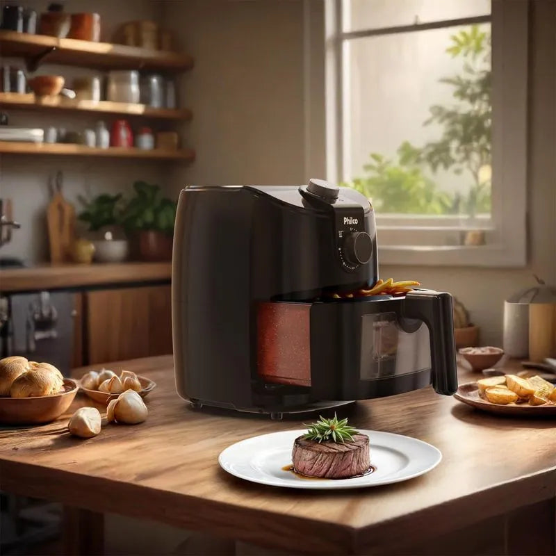 Air Fryer Philco 4L Revestimento Redstone – Mais Durabilidade, Praticidade e Menos Óleo