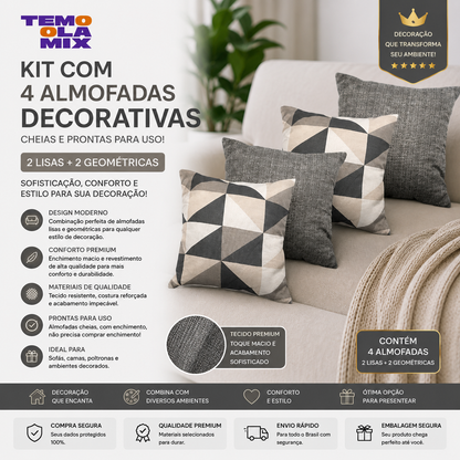 Almofadas Decorativas Premium para Sala