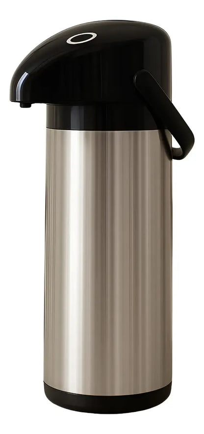 Garrafa Térmica Inox 1 Litro com Pressão – Ideal para Café, Chá e Chimarrão