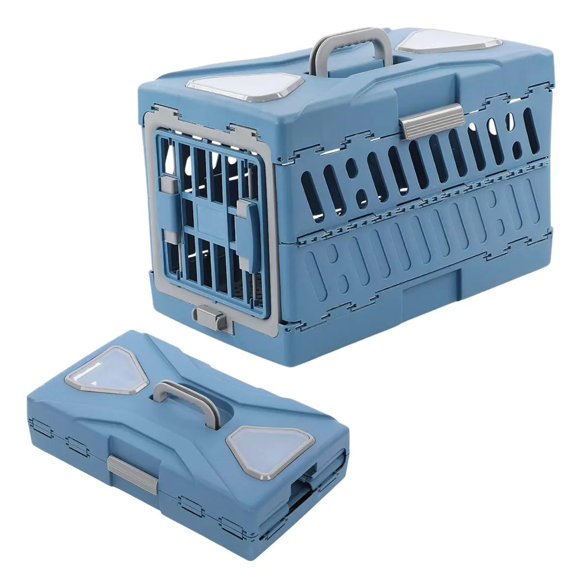 Caixa de Transporte Dobrável para Cães e Gatos – Bolsa Pet Portátil, Confortável e Fácil de Guardar