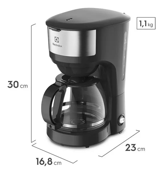 Cafeteira Elétrica 30 Xícaras com Função Manter Aquecido – Jarra Inox e Design Moderno