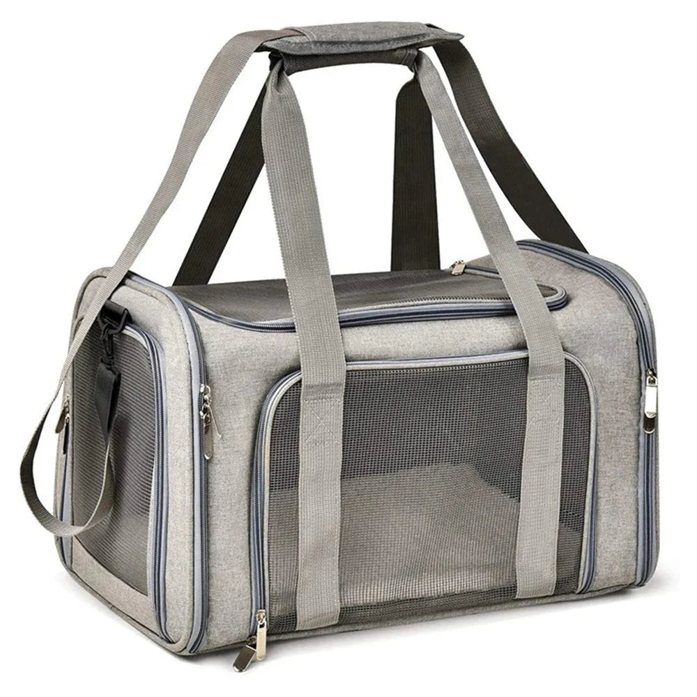 Bolsa de Transporte para Pets Pequenos – Bolsa para Cães e Gatos com Ventilação, Conforto e Segurança