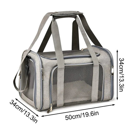 Bolsa de Transporte para Pets Pequenos – Bolsa para Cães e Gatos com Ventilação, Conforto e Segurança