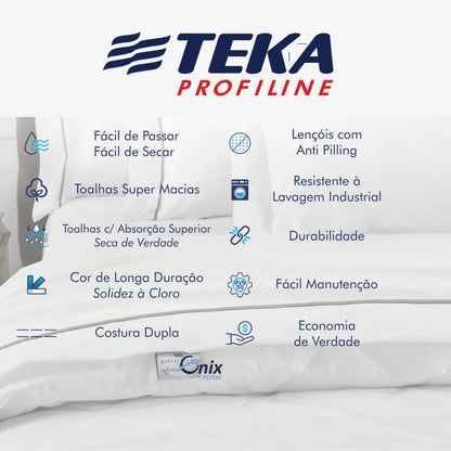 Kit com 5 Saias para Cama Box King 198x203x36cm – Acabamento Elegante para Hotelaria e Uso Residencial