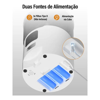 Alimentador Automático Wi-Fi 4L para Cães e Gatos com Porções Programáveis – Controle pelo Aplicativo Bivolt